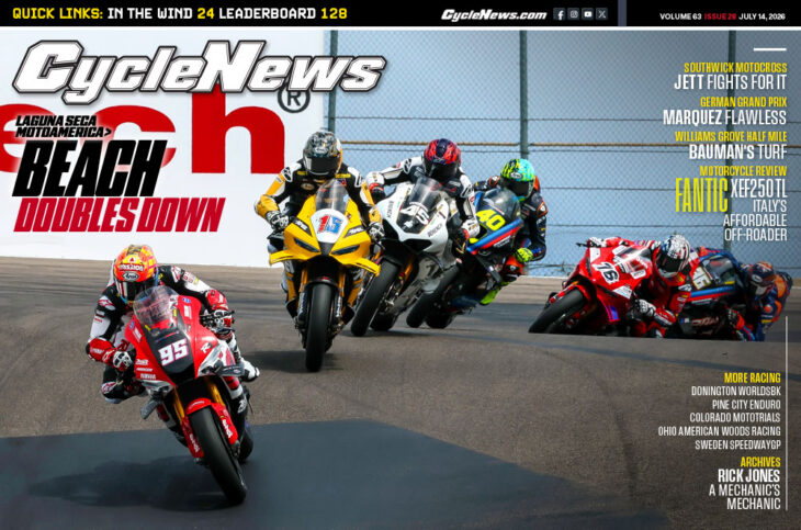 Cycle News Magazine cover Issue 28 2026