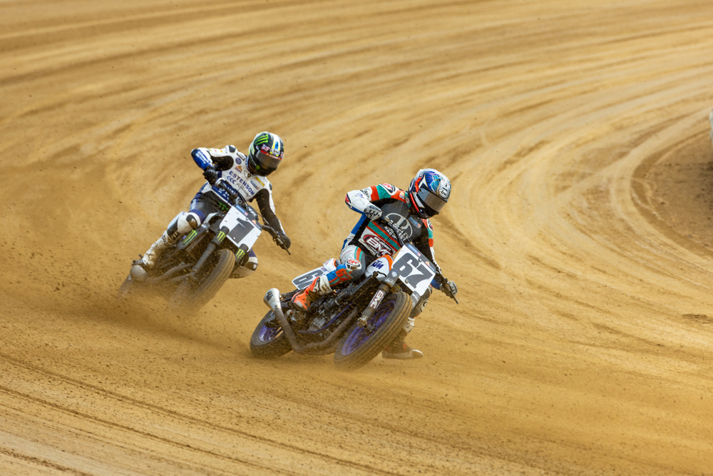 Davis Fisher (67) and Dallas Daniels 2026 DuQuoin Mile