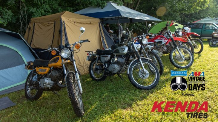Kenda Tire official camping sponsor of 2026 AMA Vintage Motorcycle Days
