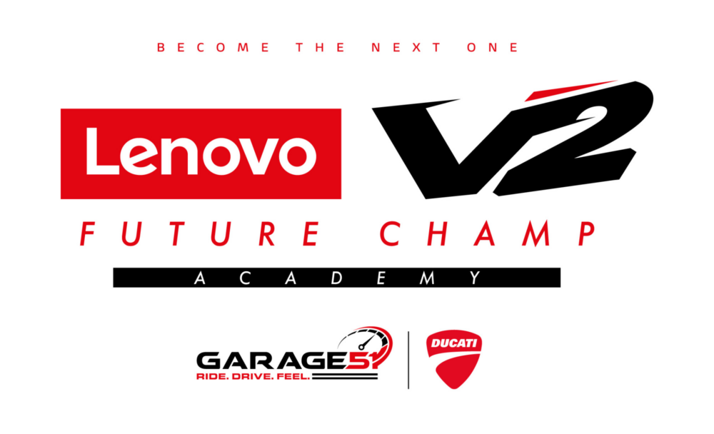Lenovo, Ducati, and Garage 51 announce a multi-year partnership: Lenovo Becomes Title Partner of the Lenovo V2 Future Champ Academy – Garage 51 | Ducati.