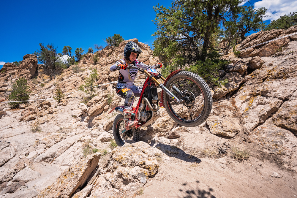 Madeleine Hoover at 2026 Turkey Rock MotoTrials