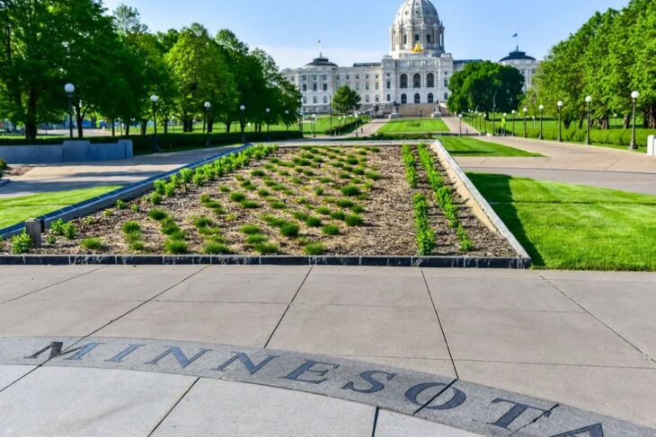 Minnesota State Capitol Building in St. Paul, Minnesota
