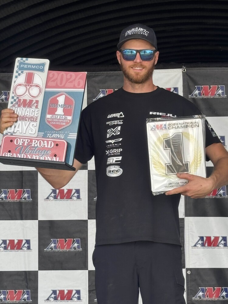 Quinn Wentzel crowned AMA Vintage Grand Champion