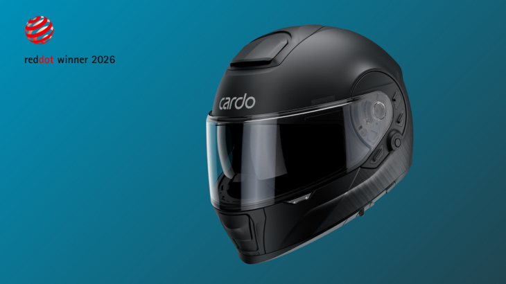 Red Dot Award Product Design for 2026 Cardo Beyond GTS smart helmet (1)