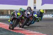 Sean Dylan Kelly (40) Jayson Uribe (36) and Mathew Scholtz (11) Laguna Seca