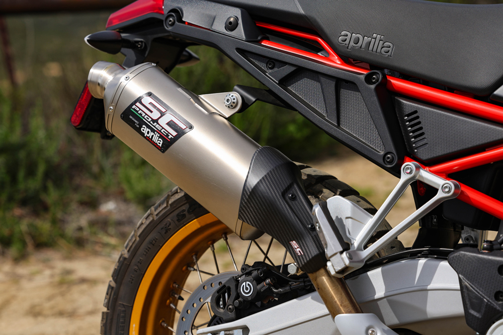 2026 Aprilia Tuareg 660 Rally SC Project exhaust 2026 Aprilia Tuareg 660 Rally SC Project exhaust