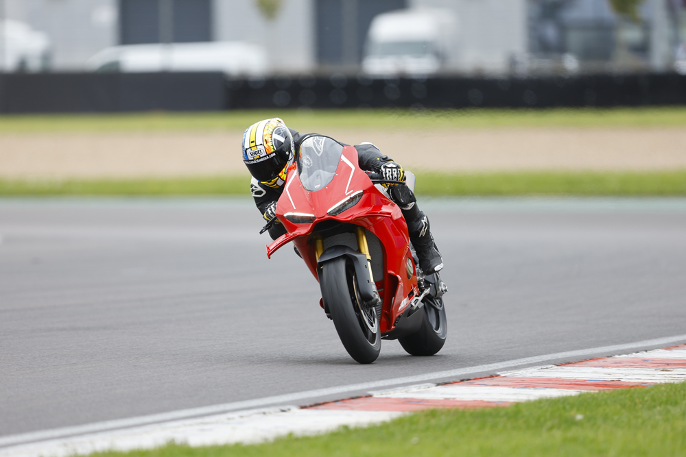 2026 Ducati Panigale V4 R action 2026 Ducati Panigale V4 R action