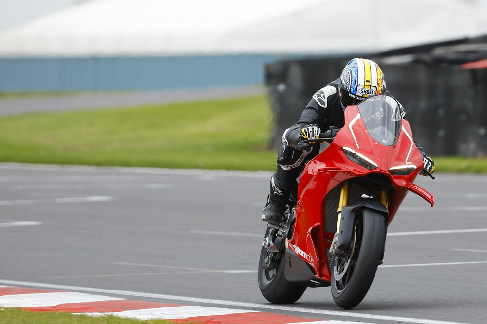 2026 Ducati Panigale V4 R on racetrack 2026 Ducati Panigale V4 R on racetrack