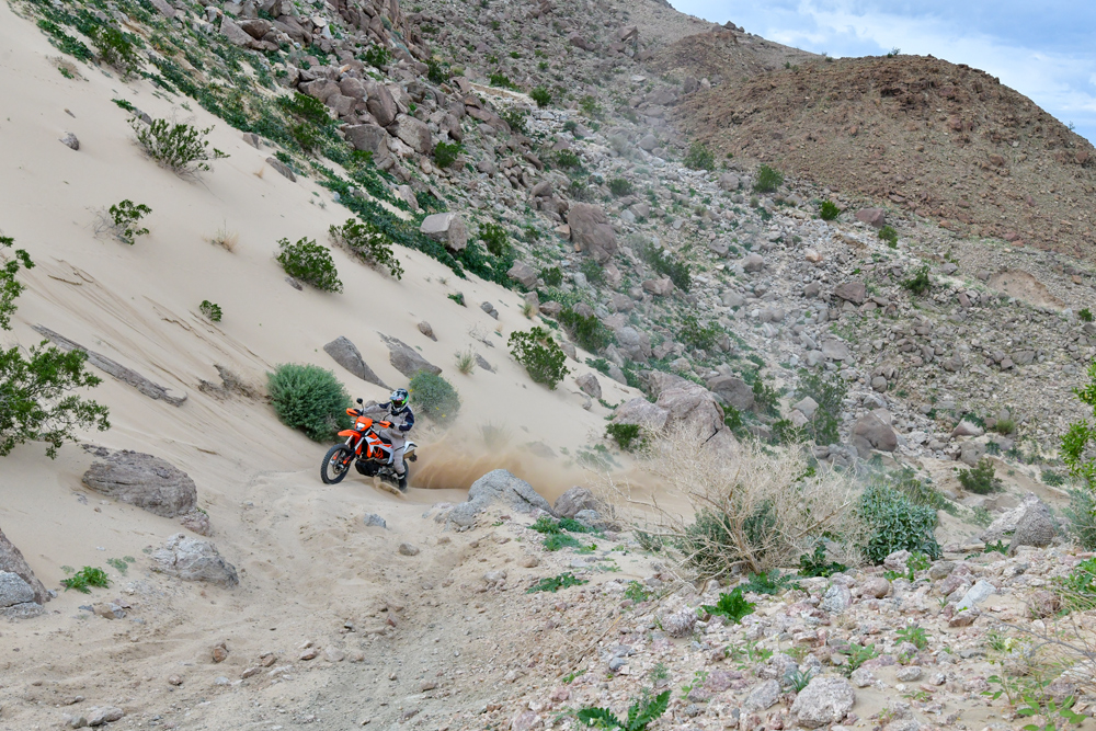 2026 KTM 690 Enduro R off-roading 2026 KTM 690 Enduro R off-roading