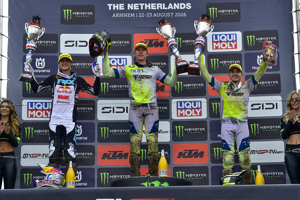 2026 MX2 of The Netherlands podium