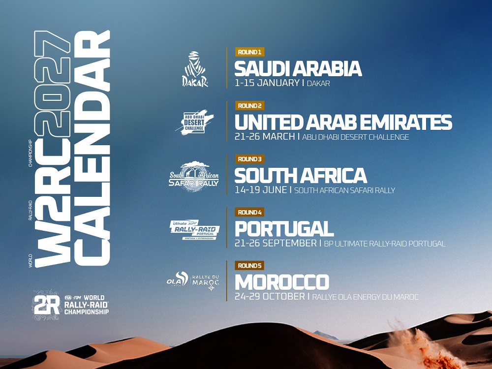 2027 FIM World Rally-Raid Championship Calendar