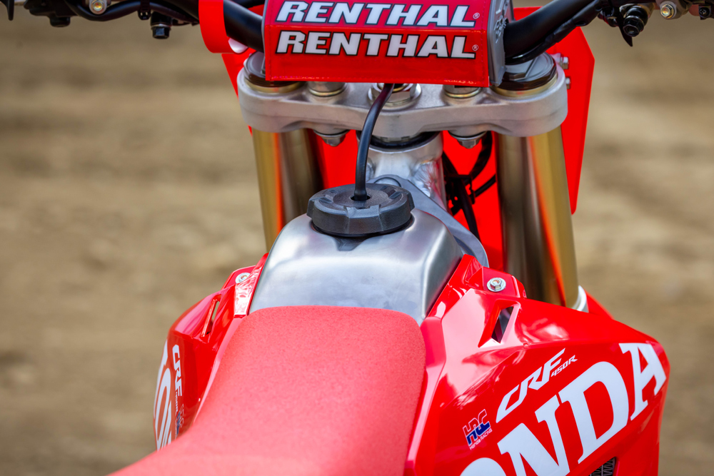 2027 Honda CRF450R fuel tank