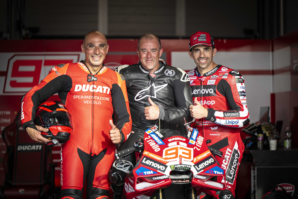 Alessandro Valia, Adam “Chad” Child and Michele Pirro Alessandro Valia, Adam “Chad” Child and Michele Pirro