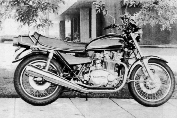 Cycle News Archives Column 1976 Kawasaki KZ750 right side