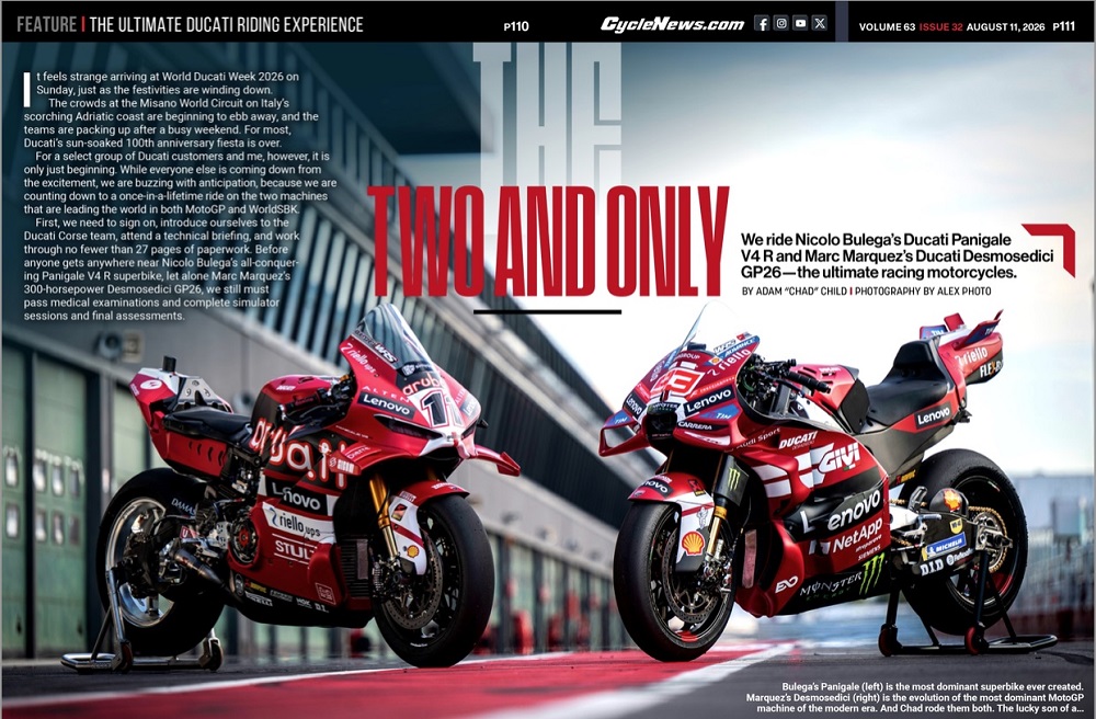 Cycle News Magazine - The Ultimate Ducati Riding Experience Cycle News Magazine - The Ultimate Ducati Riding Experience