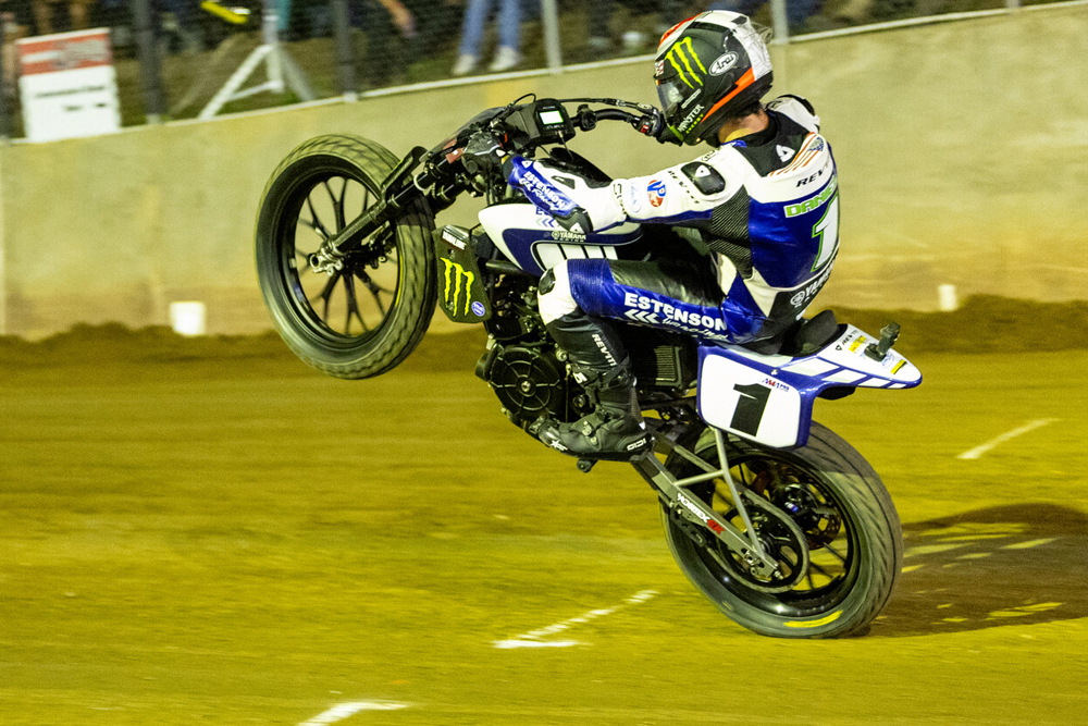 Dallas Daniels at Jackpine Gypsies Short Track. Photo Tim Lester for AMA Pro Racing