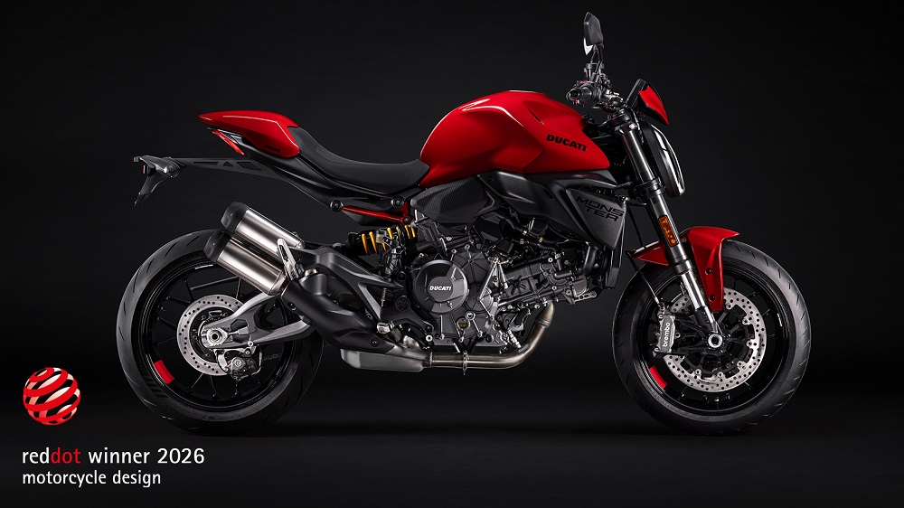 Ducati Monster wins the 2026 Red Dot Design Award (1)