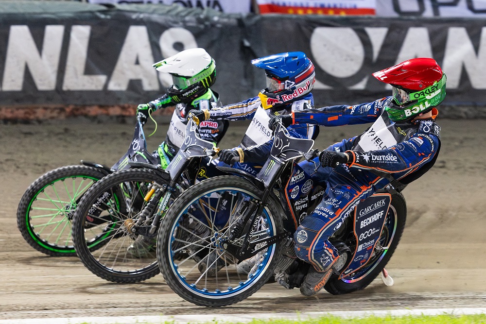 Dudek, Lambert and Brady Kurtz at 2026 SpeedwayGP of Poland