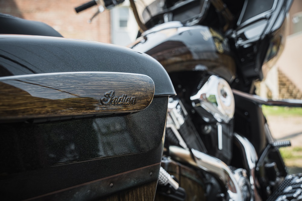Indian Motorcycle and Klock Werks Custom Challenger for Country Artist Redferrin