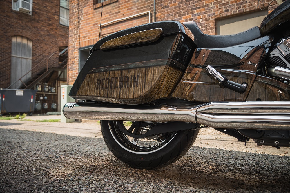 Indian Motorcycle and Klock Werks Custom Challenger for Country Artist Redferrin