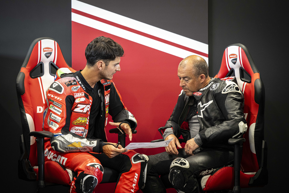 Italian Superbike (CIV) rider and DRE instructor Matteo Ciprietti Italian Superbike (CIV) rider and DRE instructor Matteo Ciprietti