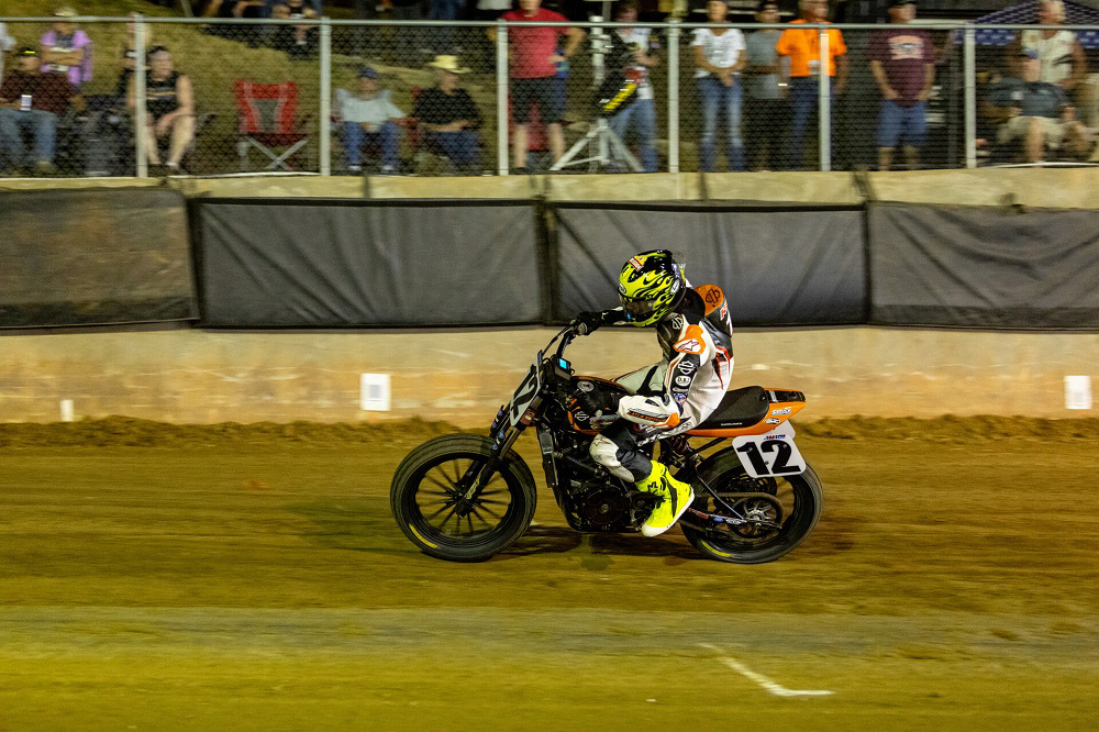 Kody Kopp at Jackpine Gypsies Short Track. Photo Tim Lester for AMA Pro Racing
