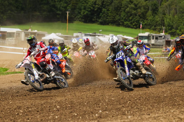 Kyle Hangos (421) and Justin Cokinos (444) at 2026 J Day Unadilla