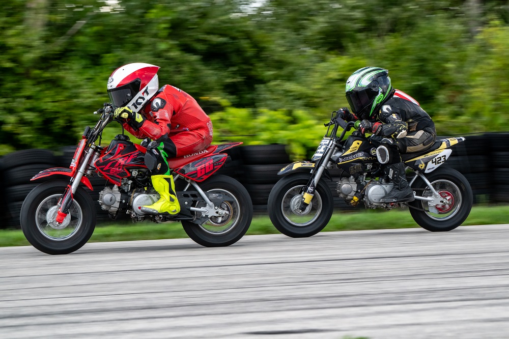 Marcus Su (#66) and Cooper Jazikoff Stock 50 2026 MotoAmerica Mini Cup National Final