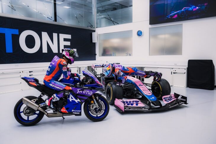Prima Pramac Yamaha MotoGP Visits Alpine F1 Team Headquarters