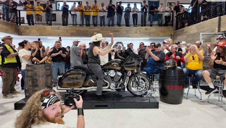 Indian Motorcycle and Klock Werks Custom Challenger for Country Artist Redferrin