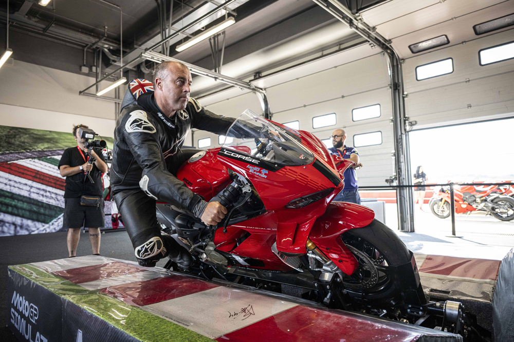 The Ultimate Ducati Riding Experience simulator work The Ultimate Ducati Riding Experience simulator work