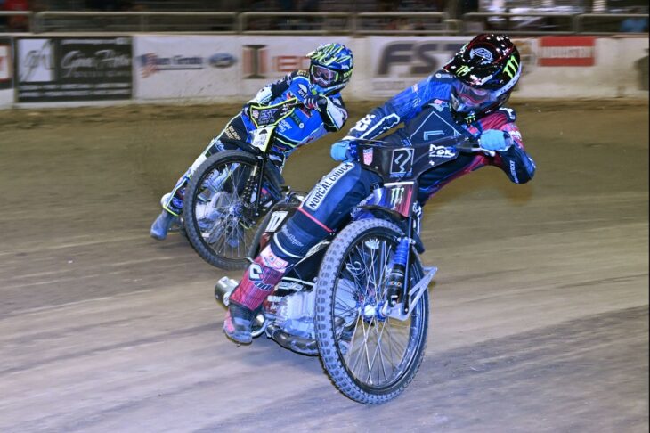 Wilbur Hancock and Max Ruml at 2026 Industry Speedway