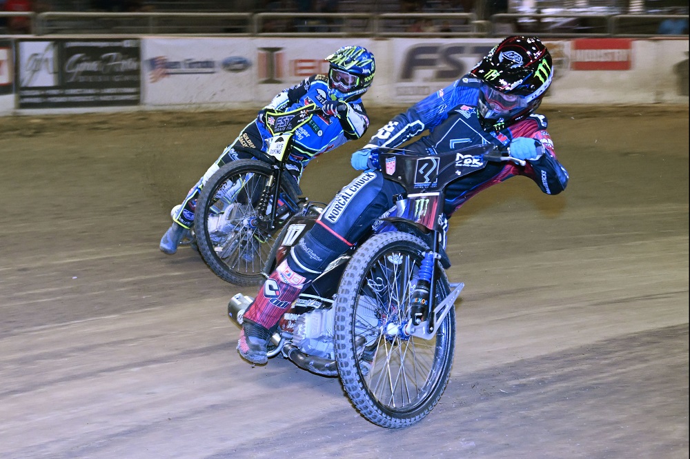 Wilbur Hancock and Max Ruml at 2026 Industry Speedway