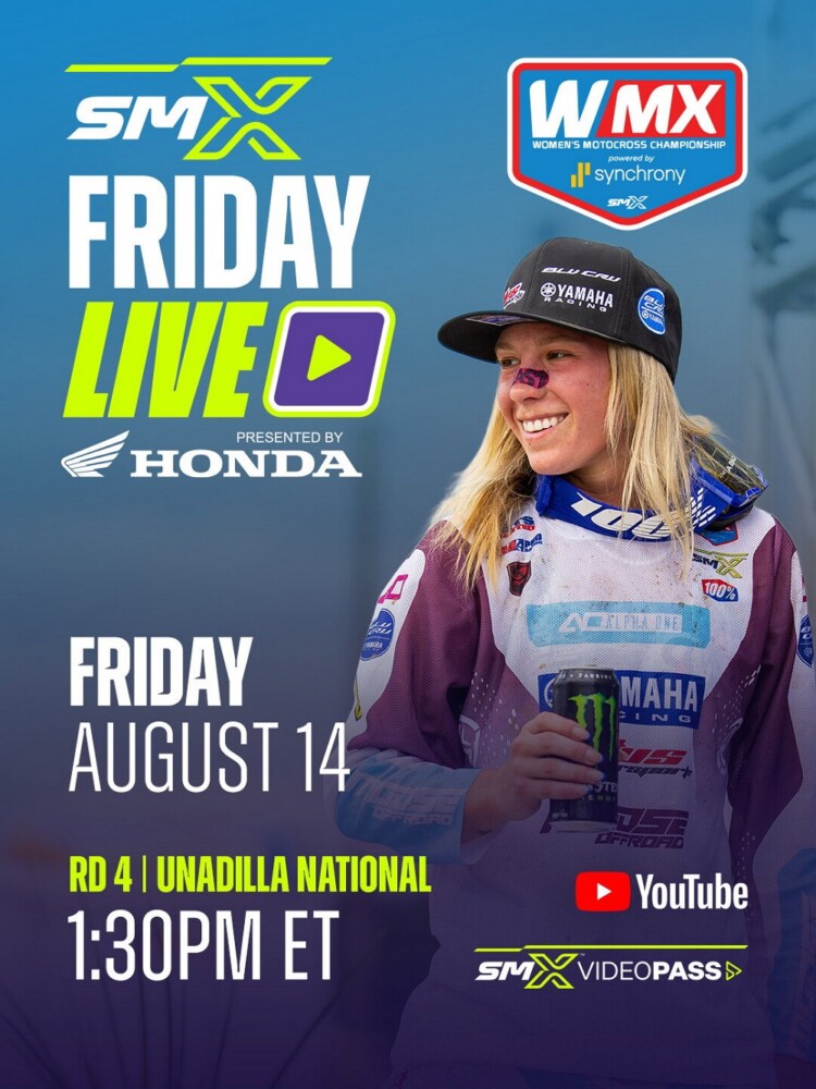 Women’s Motocross Championship SMX Friday Live