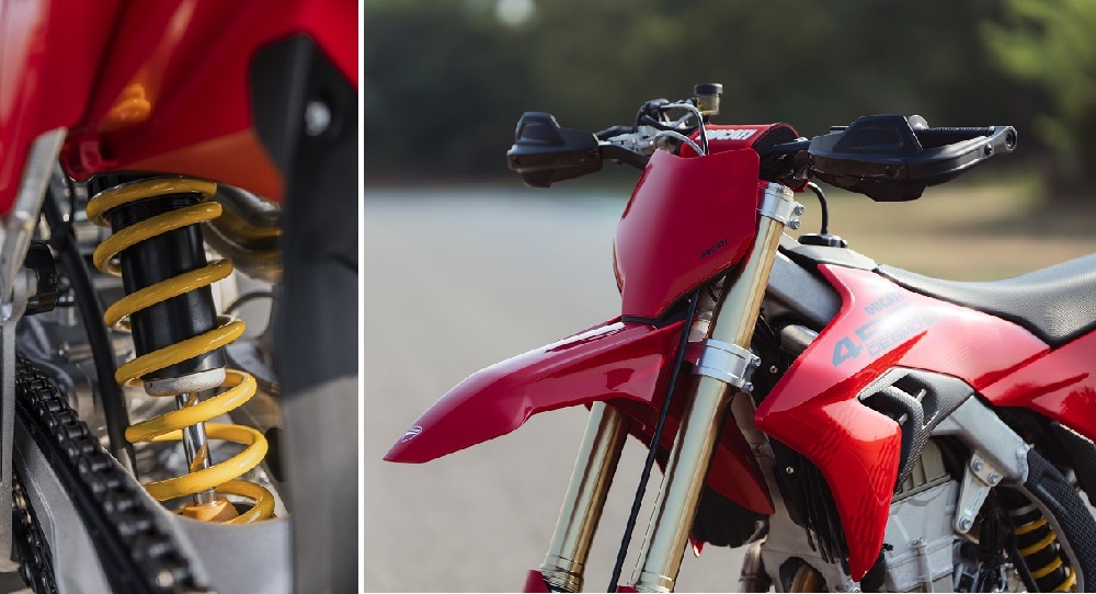 2027 Ducati Desmo450 SM fork and shock