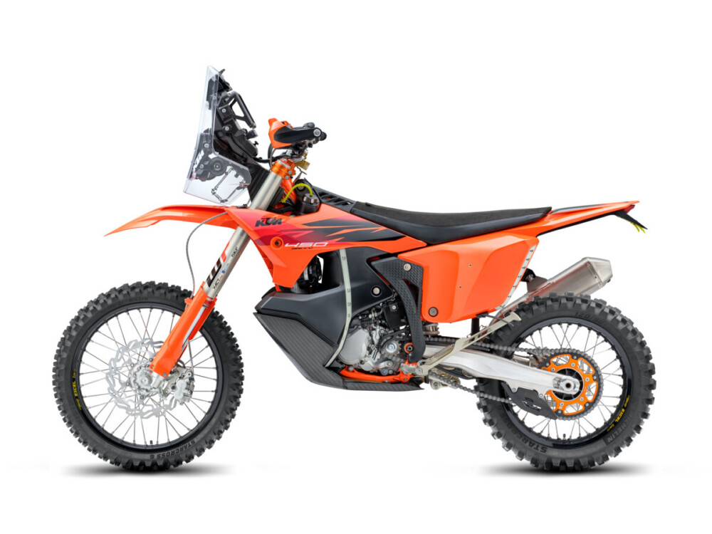 2027 KTM 450 Rally Replica left side 2027 KTM 450 Rally Replica left side