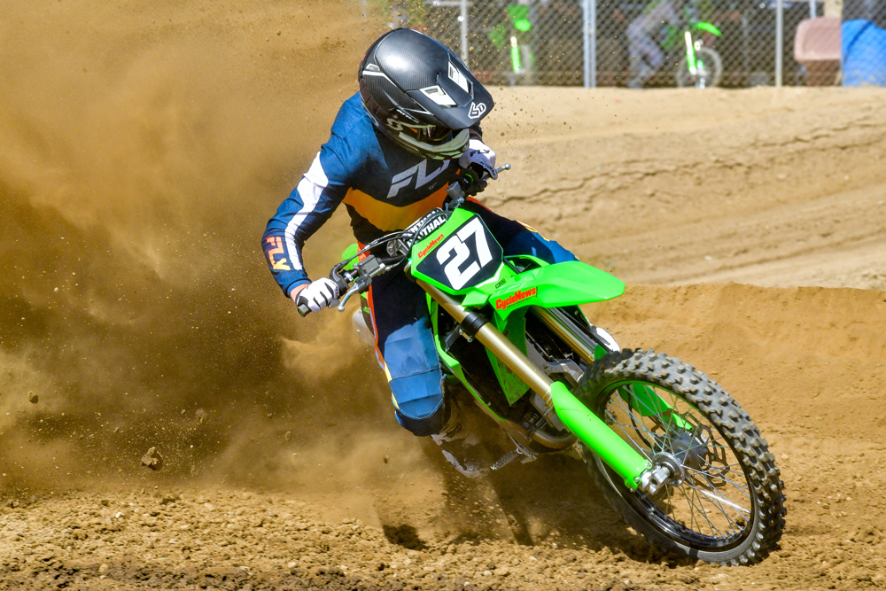2027 Kawasaki KX250F at the track 2027 Kawasaki KX250F at the track