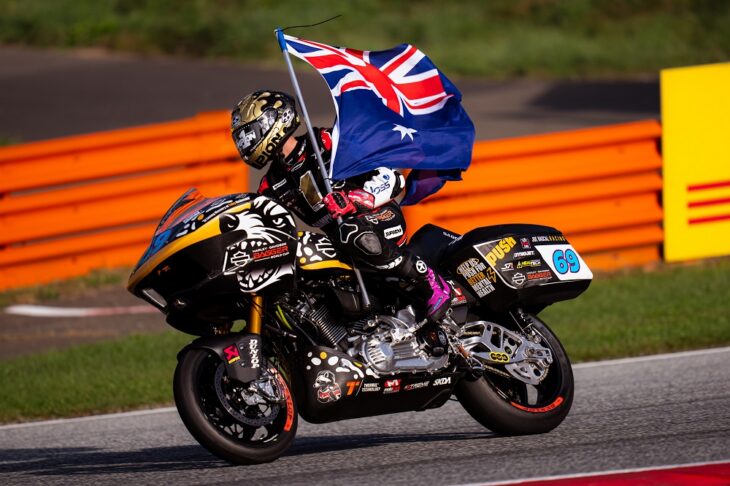 Archie McDonald the First FIM Bagger World Cup Champion