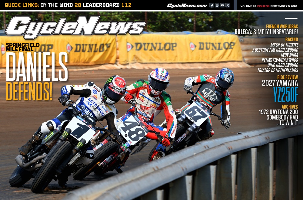 Cycle News Issue 36 2026 Cover Cycle News Issue 36 2026 Cover