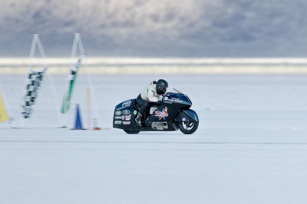 Jay Allen (Harley Davidson-Dyna) at the 2026 BMST. Photo by Scooter Grubb