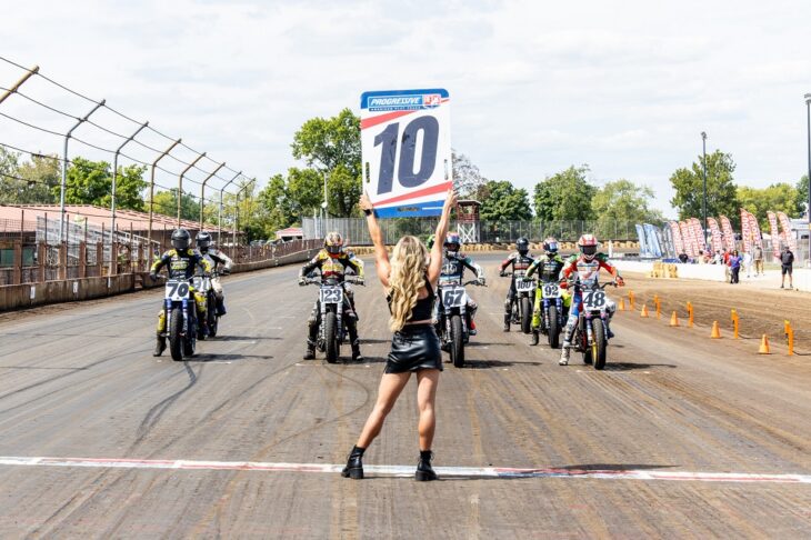 Mission AFT SuperTwins Springfield Mile in 2025. Photo by Kristen Lassen for AMA Pro Racing