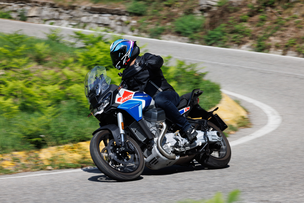 Riding Moto Guzzis in Mandello del Lario