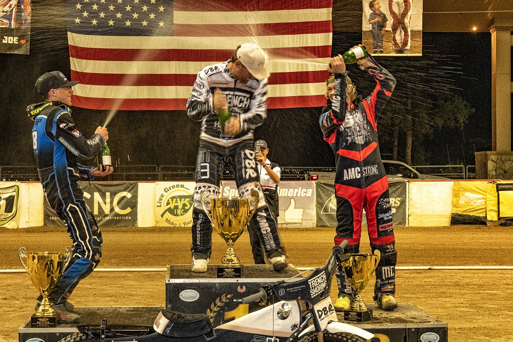 2026 California State Speedway Championship podium
