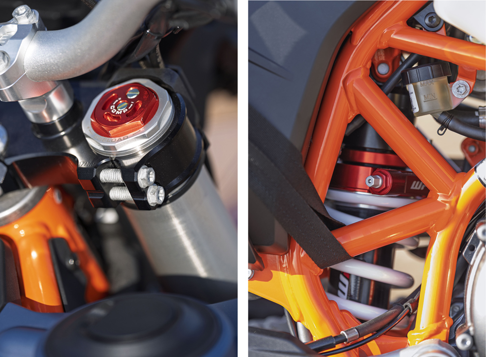2027 KTM 690 Rally WP Pro Components fork & shock