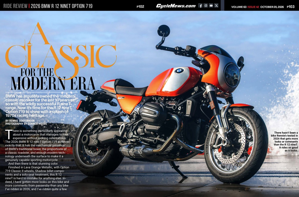 2026 BMW R 12 NineT Option 719