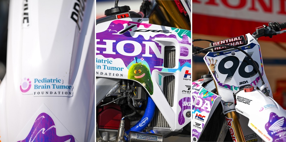 Honda HRC SuperMotocross Rnd 2 plastics auction