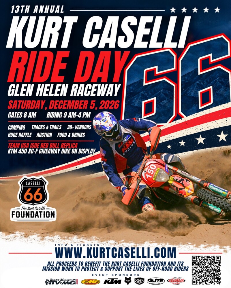 Kurt Caselli Ride Day 2026
