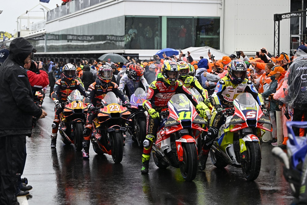 Enea Bastianini, MotoGP race parade lap, Australian MotoGP 25 October 2025