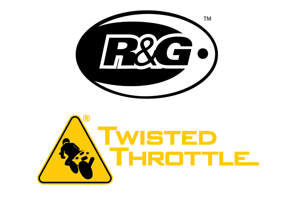 RG Racing and Twisted Throttle logos